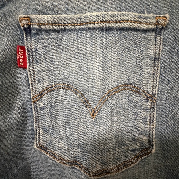 Levi’s 311 Shaping Skinny Jeans Mid Rise Light Wash Butt Lift Festival Cowgirl - Picture 7 of 12